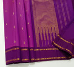Load image into Gallery viewer, Classic Lavender &amp; Purple 2gm Zari Rettai Kanchipuram Handloom Silk Saree SS26517
