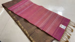 Load image into Gallery viewer, Classic Brown &amp; Pink Double Warp Elegance Handloom Soft Silk Saree SS26450
