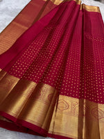 Load image into Gallery viewer, Classic Brick Red Bridal Elegance Kanchipuram Handloom Silk Saree SS27173
