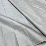 Load image into Gallery viewer, Classic Pastel Grey Neem Zari Elegance Kanchipuram Handloom Silk Saree SS24222
