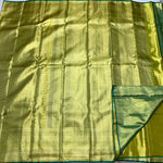 Load image into Gallery viewer, Classic Gold Green Bridal Elegance Kanchipuram Handloom Silk Saree SS24860
