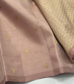 Load image into Gallery viewer, Classic Pastel Cocoa 2gm Zari Elegance Kanchipuram Handloom Silk Saree SS28240
