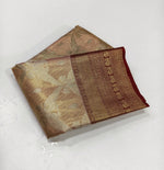 Load image into Gallery viewer, Pastel Cocoa Brown 2gm Zari Bridal Elegance Kanchipuram Handloom Silk Saree SS24171
