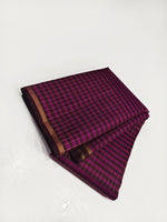 Load image into Gallery viewer, Classic Wine Red &amp; Dark Chocolate 2gm Zari Kanchipuram Handloom Silk Saree SS25916
