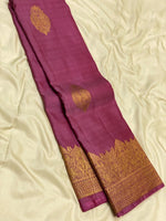 Load image into Gallery viewer, Classic Onion Pink 2gm Zari Bridal Elegance Kanchipuram Handloom Silk Saree SS24518
