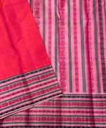 Load image into Gallery viewer, Classic Pinkish Orange &amp; Pink 1gm Zari Elegance Kanchipuram Handloom Silk Saree SS23549
