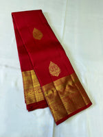 Load image into Gallery viewer, Classic Reddish Maroon 2gm Zari Elegance Kanchipuram Handloom Silk Saree SS27068
