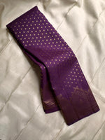 Load image into Gallery viewer, Classic Plum Kanchipuram Handloom Silk Saree SS26221
