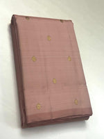 Load image into Gallery viewer, Classic Pastel Cocoa 2gm Zari Elegance Kanchipuram Handloom Silk Saree SS28240
