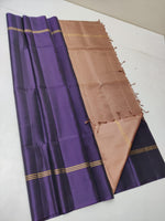 Load image into Gallery viewer, Plain Double Warp Elegance Handloom Soft Silk Saree SS20629
