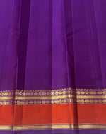 Load image into Gallery viewer, Classic Vadamalli &amp; Burnt Orange 2gm Zari Elegance Kanchipuram Handloom Silk Saree SS27131
