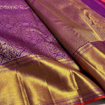 Load image into Gallery viewer, Classic Vadamalli &amp; Orange Bridal Elegance Kanchipuram Handloom Silk Saree SS20177
