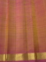 Load image into Gallery viewer, Classic Lime Green &amp; Peach Tint 2gm Zari Elegance Kanchipuram Handloom Silk Saree SS27615
