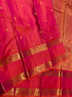 Load image into Gallery viewer, Classic Rose Pink 2gm Zari Vaira Oosi Kanchipuram Handloom Silk Saree SS26514
