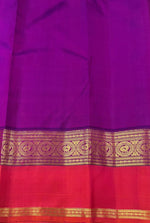 Load image into Gallery viewer, Classic Pastel Cocoa &amp; Purple 2gm Zari Elegance Kanchipuram Handloom Silk Saree SS25194

