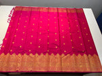 Load image into Gallery viewer, Classic Dark Pink Bridal Elegance Kanchipuram Handloom Silk Saree SS24503
