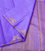 Load image into Gallery viewer, Classic Lavender 1gm Elegance Kanchipuram Handloom Silk Saree SS23651
