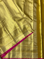 Load image into Gallery viewer, Classic Gold Bridal Elegance Kanchipuram Handloom Silk Saree SS24859
