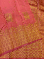 Load image into Gallery viewer, Classic Rose 2gm Zari Bridal Elegance Kanchipuram Handloom Silk Saree SS24516
