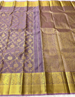 Load image into Gallery viewer, Classic Mauve 2gm Zari Bridal Elegance Kanchipuram Handloom Silk Saree SS23931
