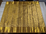 Load image into Gallery viewer, Classic Gold Bridal Elegance Kanchipuram Handloom Silk Saree SS24721
