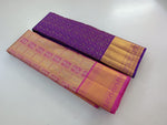 Load image into Gallery viewer, Classic Lavender 2gm Zari Elegance Kanchipuram Handloom Silk Saree SS24259
