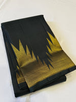 Load image into Gallery viewer, Classic Dark Pine Green 2gm Zari Kanchipuram Handloom Silk Saree SS26904
