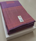 Load image into Gallery viewer, Classic Shimmer Lilac Double Warp Handloom Soft Silk Saree SS27876
