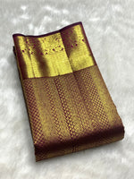 Load image into Gallery viewer, Classic Wine Pink 2gm Zari Bridal Elegance Kanchipuram Handloom Silk Saree SS25270
