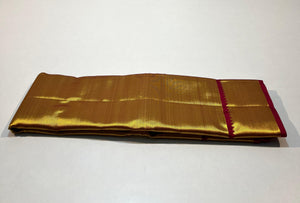 Classic Gold & Red 1gm Zari Bridal Elegance Kanchipuram Handloom Silk Saree SS25634