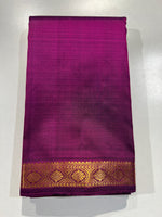 Load image into Gallery viewer, Classic Purple 1gm Zari Elegance Kanchipuram Silk Saree SS23837
