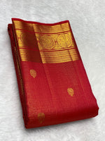 Load image into Gallery viewer, Classic Reddish Pink 2gm Zari Elegance Kanchipuram Handloom Silk Saree SS27500
