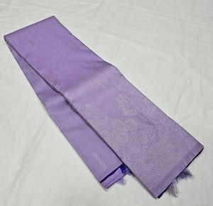 Classic Lavender & Violet Kanchipuram Handloom Silk Saree SS25970