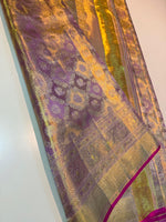 Load image into Gallery viewer, Pastel Lavender Bridal Elegance Kanchipuram Handloom Silk Saree SS26872
