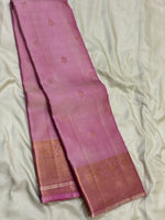 Load image into Gallery viewer, Classic Onion Pink 2gm Zari Elegance Kanchipuram Handloom Silk Saree SS27085

