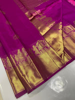 Load image into Gallery viewer, Classic Vadamalli Elegance Kanchipuram Handloom Silk Saree SS23778
