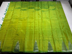 Load image into Gallery viewer, Classic Spring Green Thazhampoo Rake Temple Border Elegance Kanjivaram Handloom Silk Saree SS23467
