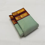 Load image into Gallery viewer, Classic Fern Green &amp; Maroon Korvai Vaira Oosi 2gm Zari Kanchipuram Handloom Silk Saree SS26056
