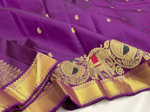 Classic Vadamalli 1gm Zari Elegance Kanchipuram Handloom Silk Saree SS24710