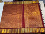 Load image into Gallery viewer, Classic Maroon 2gm Zari Brocade Bridal Elegance Kanchipuram Handloom Silk Saree SS25759
