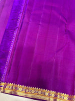 Load image into Gallery viewer, Classic Violet Kanchipuram Handloom Silk Saree SS25839
