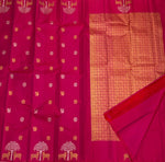 Load image into Gallery viewer, Classic Deep Pink 2gm Zari Elegance Kanchipuram Handloom Silk Saree SS25303
