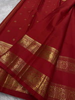 Load image into Gallery viewer, Classic Orange 2gm Zari Elegance Kanchipuram Handloom Silk Saree SS24234
