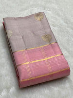 Load image into Gallery viewer, Classic Pink &amp; Cocoa 2gm Zari Kanchipuram Handloom Silk Saree SS25932
