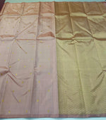 Load image into Gallery viewer, Classic Pastel Cocoa 2gm Zari Elegance Kanchipuram Handloom Silk Saree SS28240
