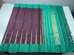 Load image into Gallery viewer, Classic Coffee Brown &amp; Green 3gm Zari Elegance Kanchipuram Silk Saree SS23838
