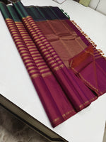 Load image into Gallery viewer, Berry Pink 2gm Zari Vintage Elegance Kanchipuram Handloom Silk Saree SS25264
