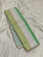 Load image into Gallery viewer, Classic Multicolor Organza Kora 1gm Zari Elegance Kanchipuram Handloom Silk Saree SS28570
