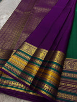 Load image into Gallery viewer, Dark Green &amp; Vadamalli 2gm Zari Elegance Kanchipuram Handloom Silk Saree SS24790
