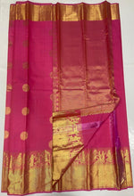 Load image into Gallery viewer, Classic Magenta Elegance Kanchipuram Handloom Silk Saree SS23777
